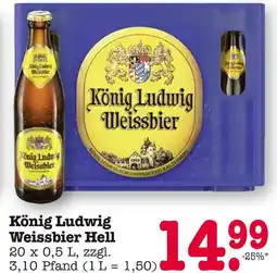 E-Center König ludwig weissbier hell Angebot