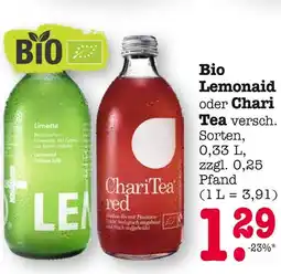 E-Center Bio lemonaid oder chari tea Angebot