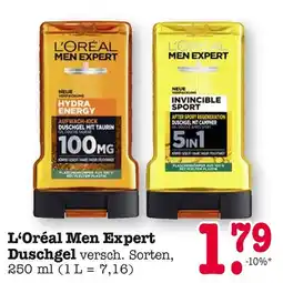 E-Center L'oréal men expert duschgel Angebot