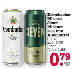 E-Center Krombacher krombacher pils Angebot