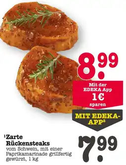 E-Center Zarte rückensteaks Angebot