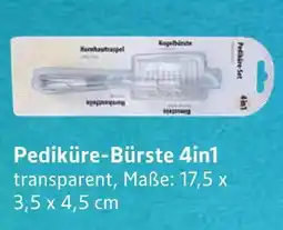 E-Center Pediküre-bürste 4in1 Angebot