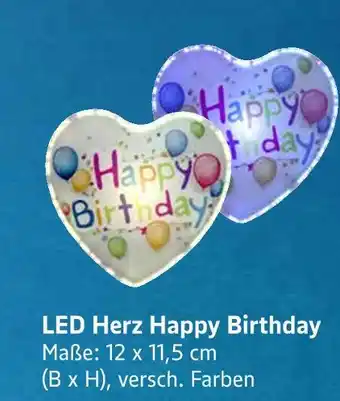 E-Center Led herz happy birthday Angebot
