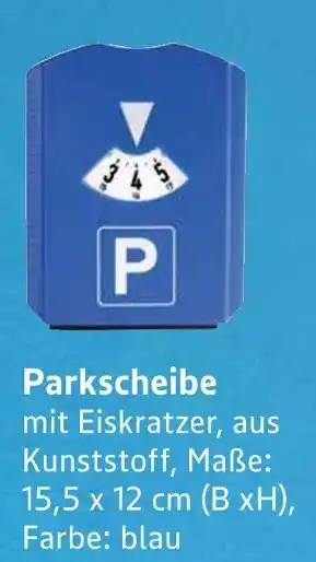 E-Center Parkscheibe Angebot