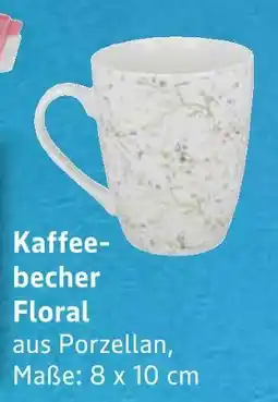 E-Center Kaffeebecher floral Angebot