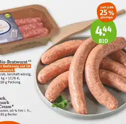 tegut Bio bio-bratwurst Angebot