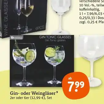 tegut Gin- oder weingläser Angebot