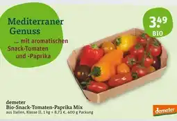 tegut Demeter bio-snack-tomaten-paprika mix Angebot