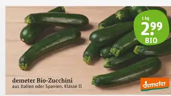 tegut Demeter bio-zucchini Angebot