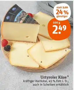 tegut Urtyroler käse Angebot