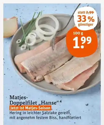 tegut Matjes-doppelfilet „hanse“ Angebot