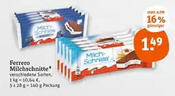 tegut Ferrero milchschnitte Angebot