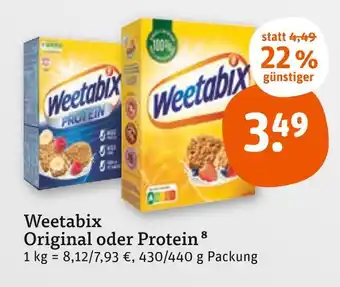 tegut Weetabix original oder protein Angebot