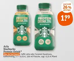 tegut Starbucks caffè latte oder caramel haselnuss Angebot