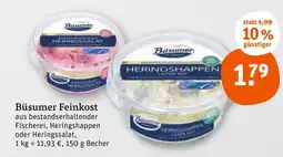 tegut Büsumer feinkost heringshappen oder heringssalat Angebot
