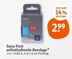 tegut Sana first selbsthaftende bandage Angebot