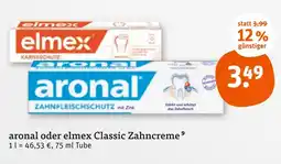 tegut Elmex aronal oder elmex classic zahncreme Angebot