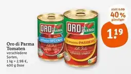 tegut Oro di parma tomaten Angebot