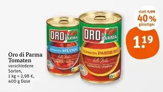 tegut Oro di parma tomaten Angebot