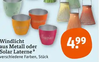 tegut Windlicht aus metall oder solar laterne Angebot