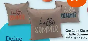 tegut Outdoor kissen „hallo sommer“ Angebot