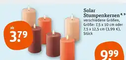 tegut Solar stumpenkerzen Angebot