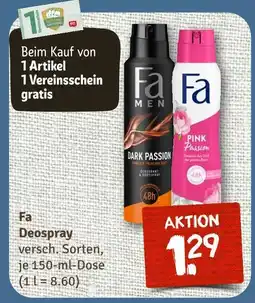 nahkauf Fa deospray Angebot