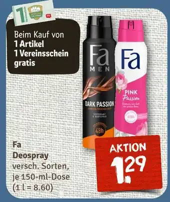 nahkauf Fa deospray Angebot