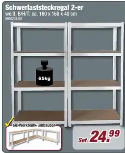 Poco Schwerlaststeckregal 2-er Angebot