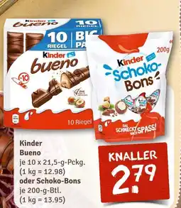 nahkauf Kinder bueno oder schoko-bons Angebot