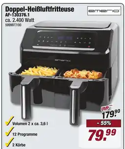 Poco Emerio doppel-heißluftfritteuse Angebot