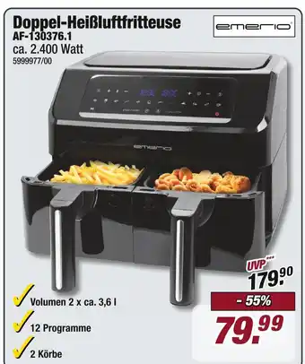 Poco Emerio doppel-heißluftfritteuse Angebot