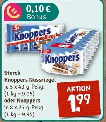 nahkauf Storck knoppers nussriegel oder knoppers Angebot