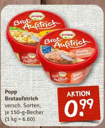 nahkauf Popp brotaufstrich Angebot