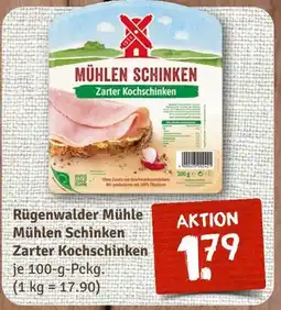 nahkauf Rügenwalder mühle mühlen schinken zarter kochschinken Angebot