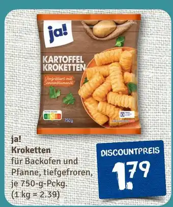 nahkauf Ja! kartoffel kroketten Angebot
