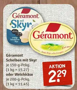 nahkauf Géramont scheiben mit skyr oder weichkäse Angebot