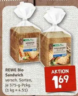 nahkauf Rewe bio sandwich Angebot