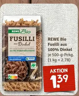 nahkauf Rewe bio fusilli aus dinkel Angebot