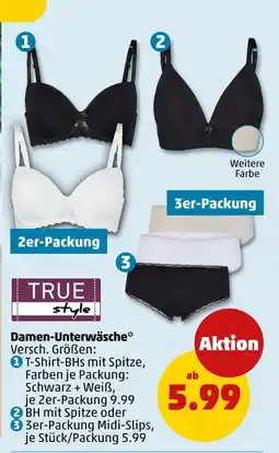 PENNY True style damen-unterwäsche Angebot