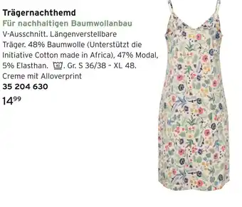Tchibo Trägernachthemd Angebot