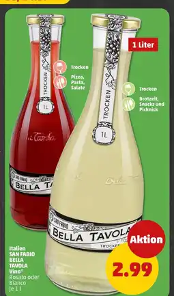PENNY San fabio bella tavola vino rosato oder bianco Angebot