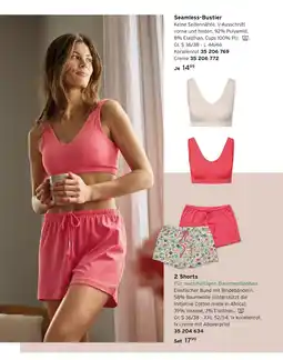 Tchibo Seamless-bustier oder 2 shorts Angebot