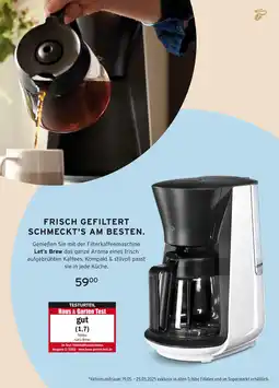 Tchibo Tchibo filterkaffeemaschine let's brew Angebot