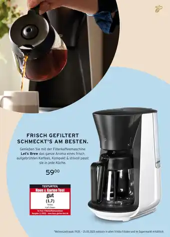 Tchibo Tchibo filterkaffeemaschine let's brew Angebot