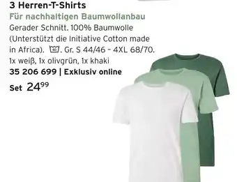 Tchibo 3 herren-t-shirts Angebot