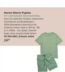Tchibo Herren-shorty-pyjama Angebot