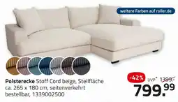ROLLER Polsterecke Angebot