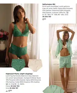Tchibo Softschalen-bh oder highwaist-panty light-shaping Angebot