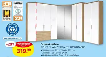 ROLLER Schranksystem Angebot